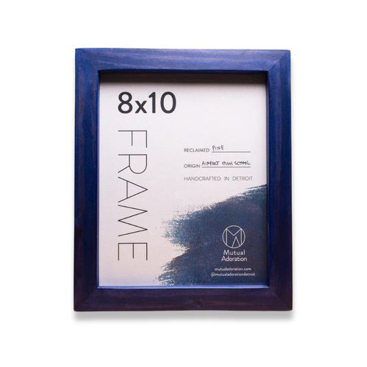 Indigo Blue | 8 x 10 Reclaimed Wood Frame
