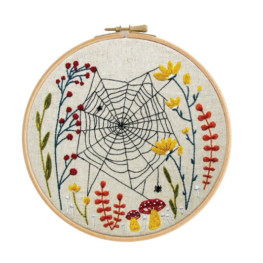 Flowers & Spiderweb | Embroidery Kit