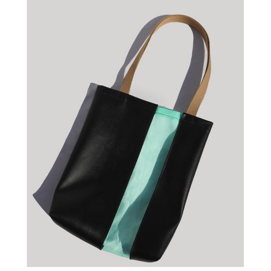 Black Peek-A-Boo Tote Bag