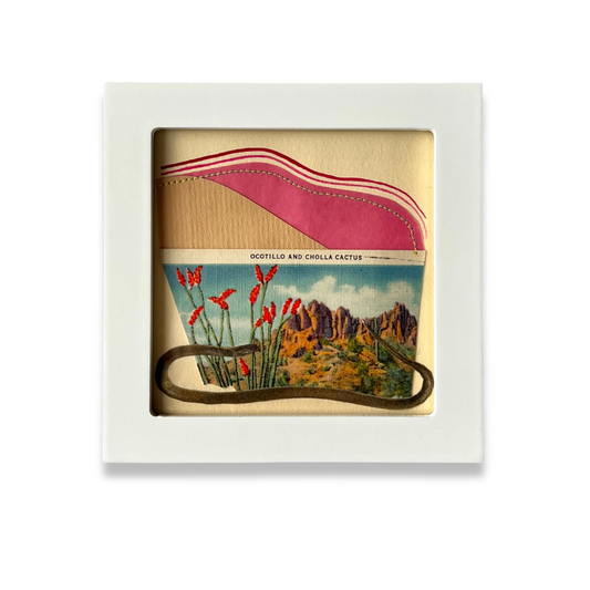 Ocotillo & Cholla | Orignal Collage