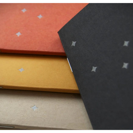 Silver Stars Pocket Notebook | Four Available Colors