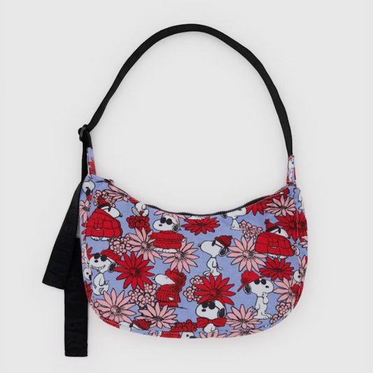 Bow Bag Medium - Floral Snoopy