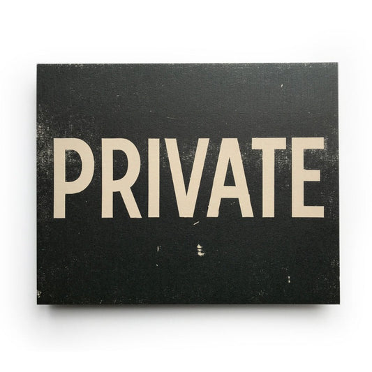 Private | Letterpress Print