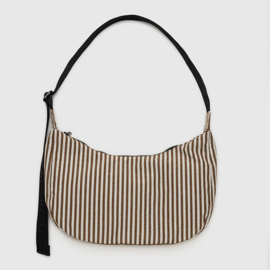 Bow Bag Medium - Brown Stripe