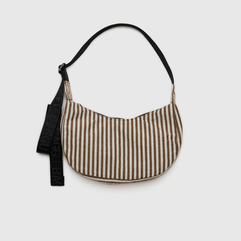 Bow Bag Mini - Brown Stripe