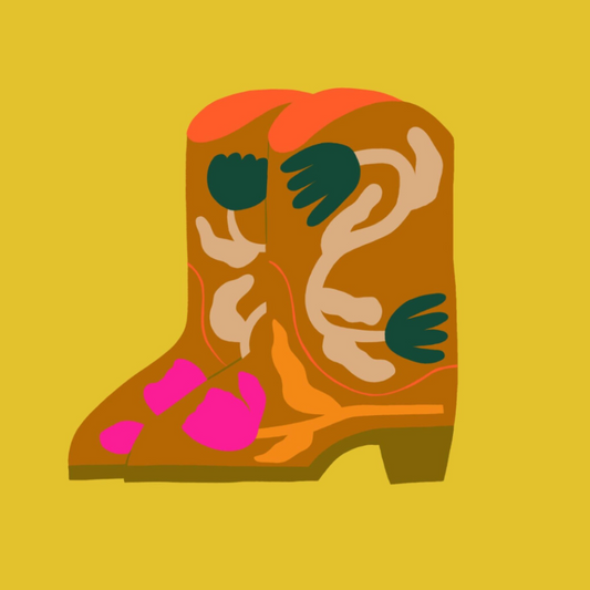 Brown Boot | Vinyl Sticker