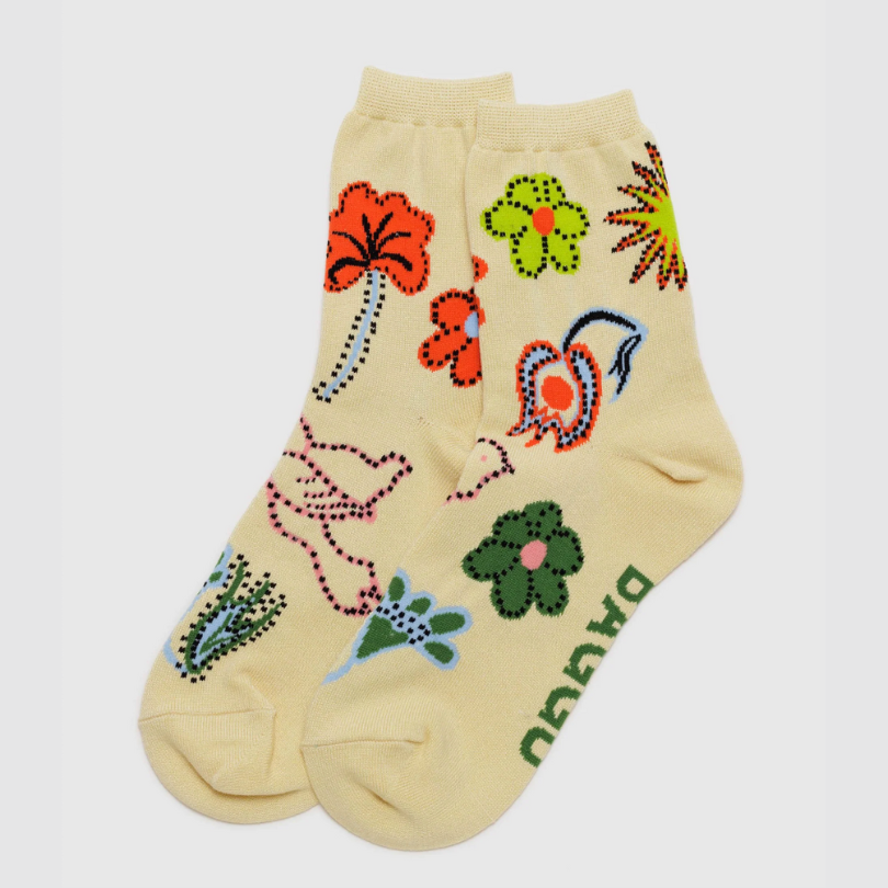 Crew Sock - Birds