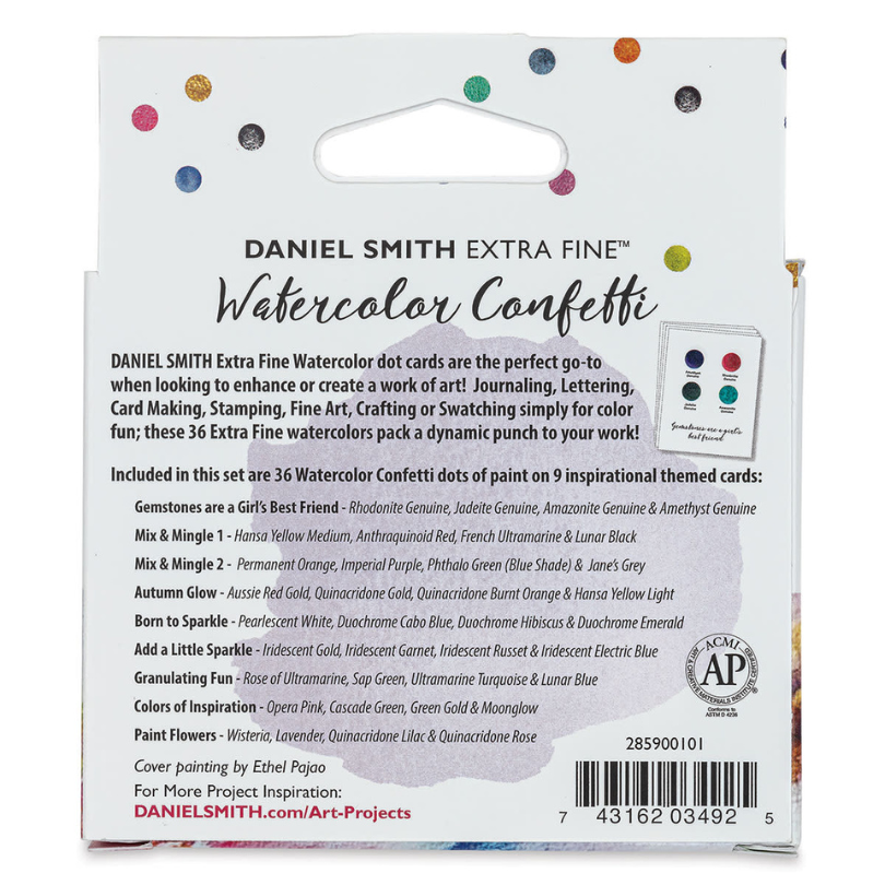 Daniel Smith Confetti Watercolor Dot Cards
