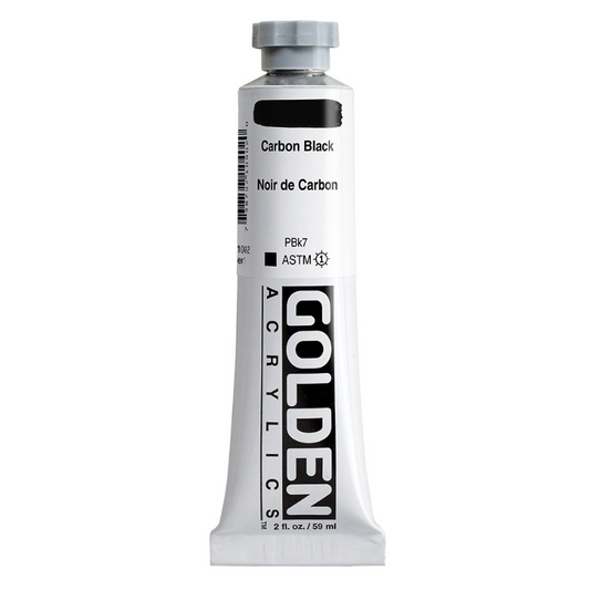 Golden Heavy Body Acrylic – Carbon Black