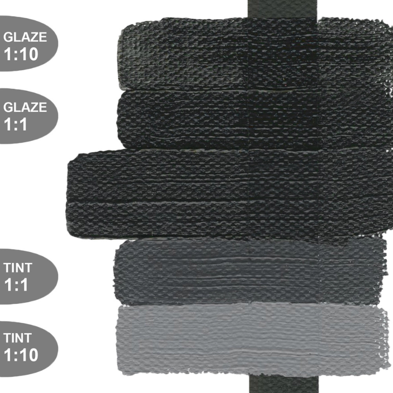 Golden Heavy Body Acrylic – Carbon Black