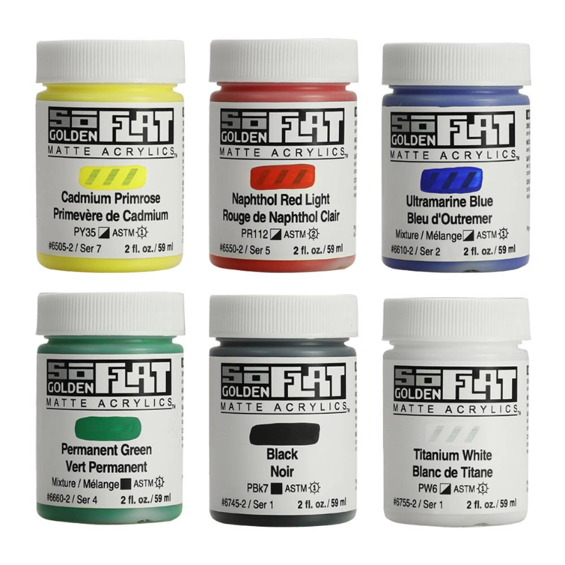 Golden SoFlat POP Set – 6 Color Intro Set