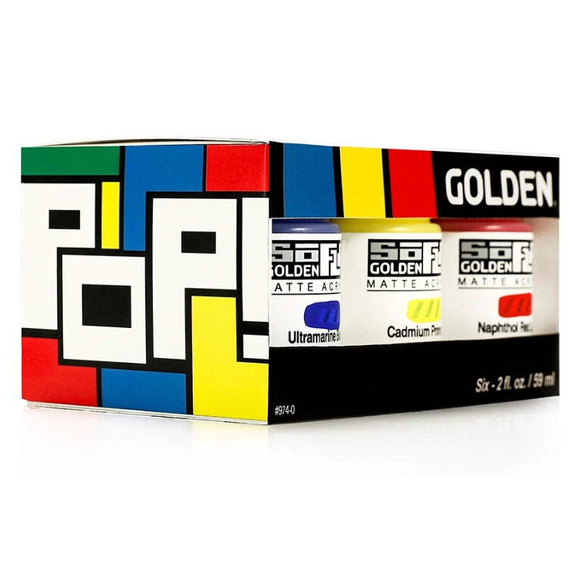 Golden SoFlat POP Set – 6 Color Intro Set