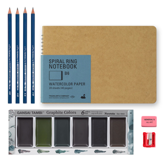 Graphite Travel Journaling Set