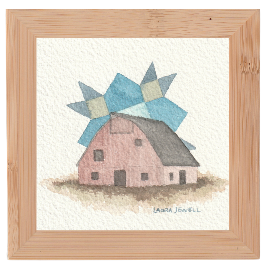 Blue Sky Barn | Watercolor on Paper