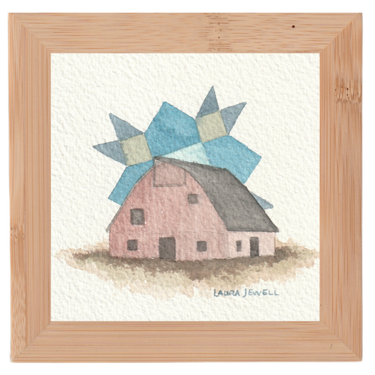 Blue Sky Barn | Watercolor on Paper