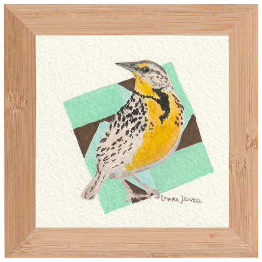 Sunny Skies | Framed Watercolor on Paper