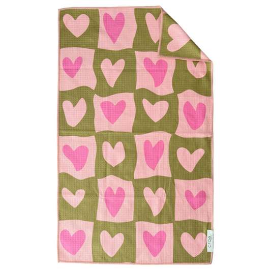 Heart Throb - Double-Sided Kitchen Towel