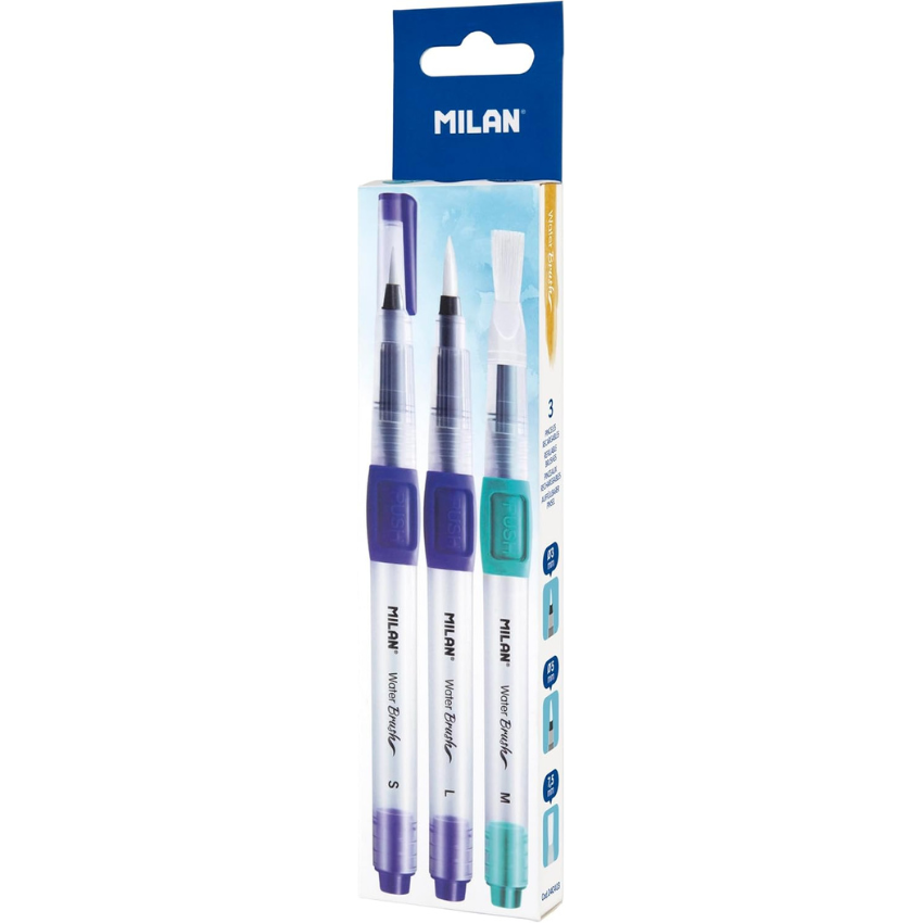 Milan Water Brush Set - 3pc