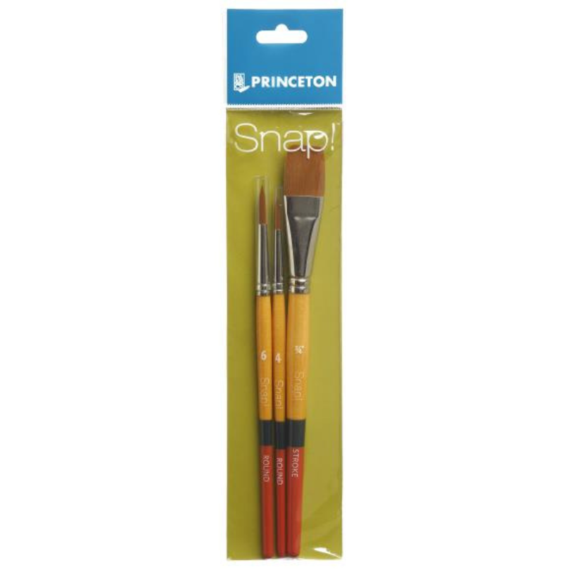 Princeton Snap! Golden Synthetic Brush Set