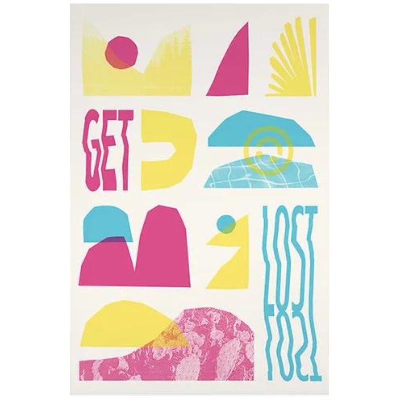 Get Lost | Screenprint