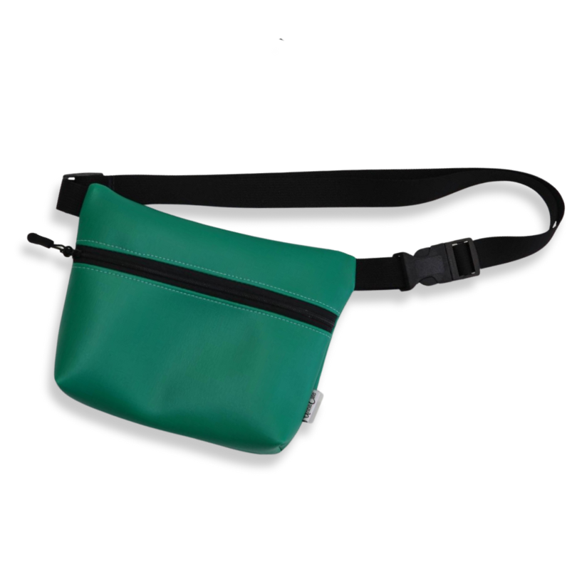 Green Vegan Leather | Fanny Pack