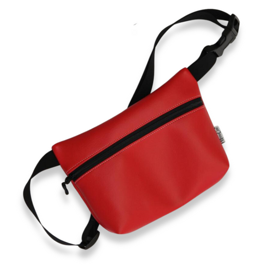 Red Vegan Leather | Fanny Pack