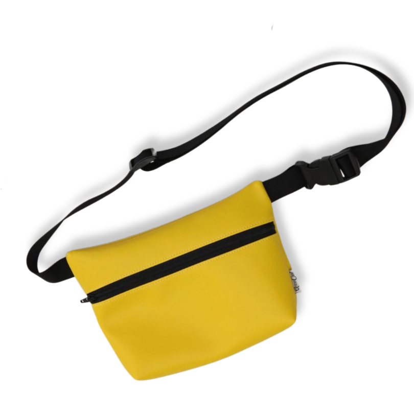 Yellow Vegan Leather | Fanny Pack