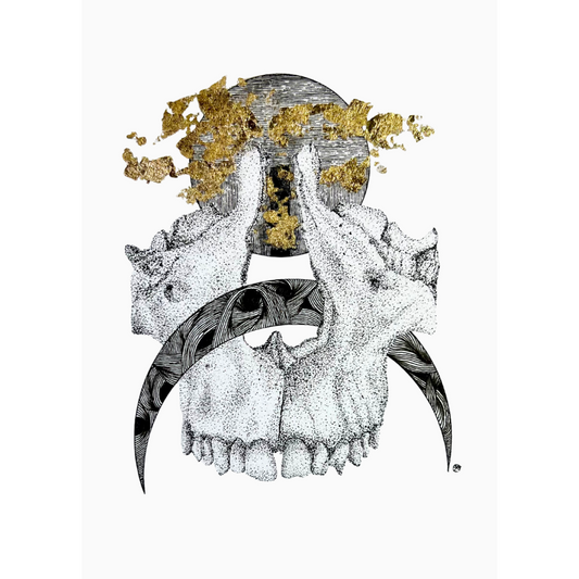 Skull Moon | Art Print