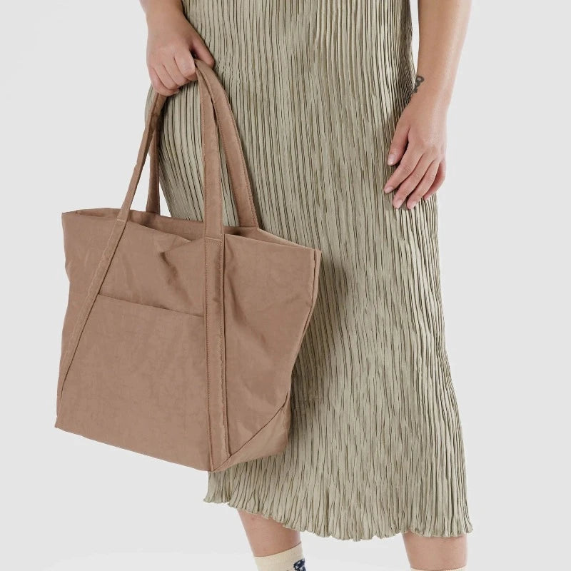 Zip Top Tote Bag - Cocoa