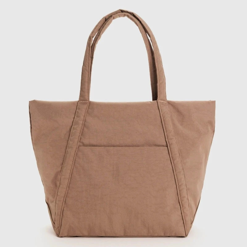 Zip Top Tote Bag - Cocoa