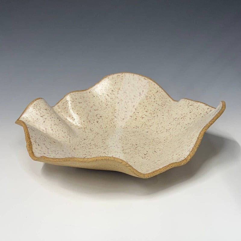 Large Ruffle Bowl | Cream