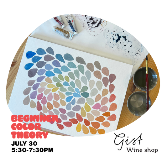 CraftED - July Watercolor Workshop @ Gist Wine Shop