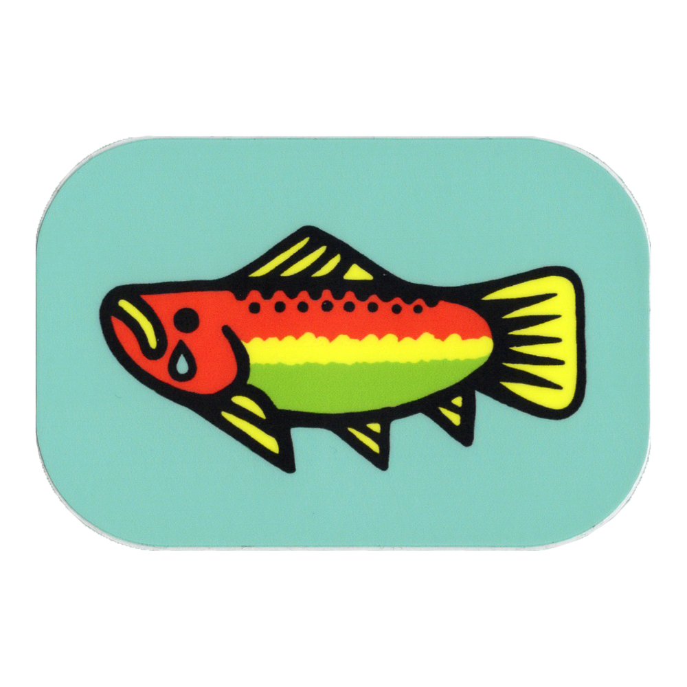 Big Fish, Little Pond Vinyl Sticker