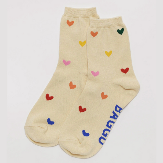 Crew Sock - Hearts