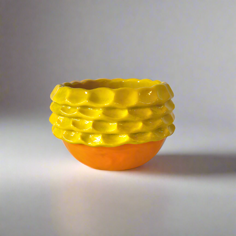 Exposed Coil Bowl in Citrus