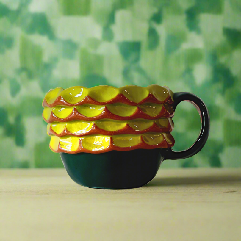 Exposed Coil Mug in Lime