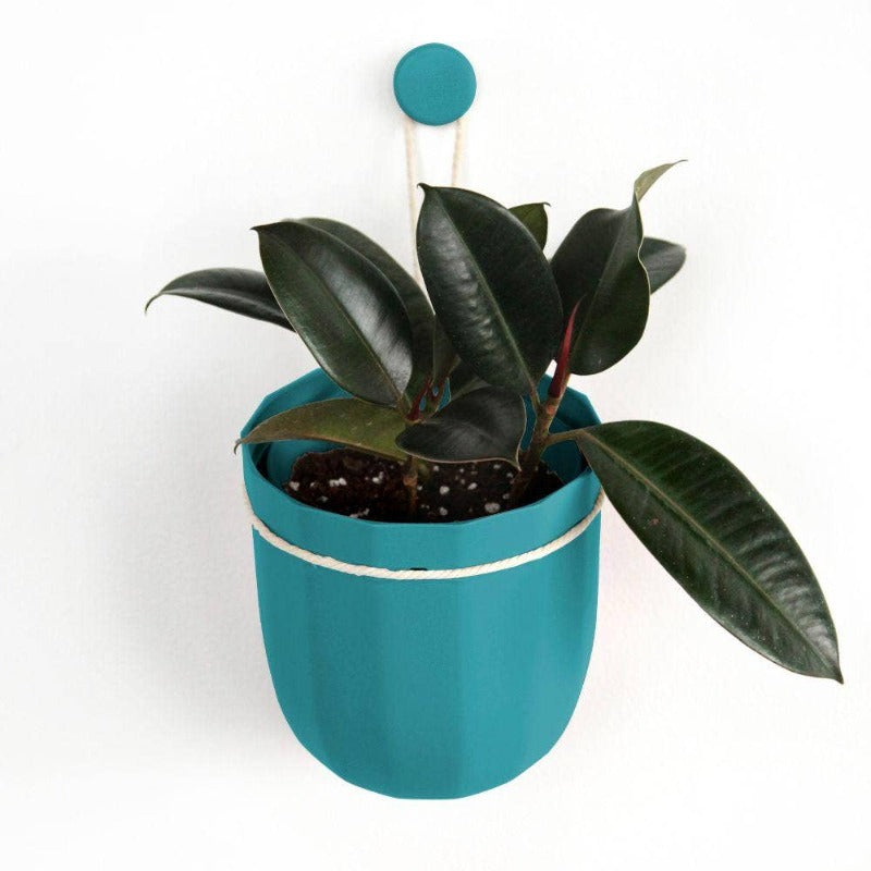 Teal | Eco Hanging Planter