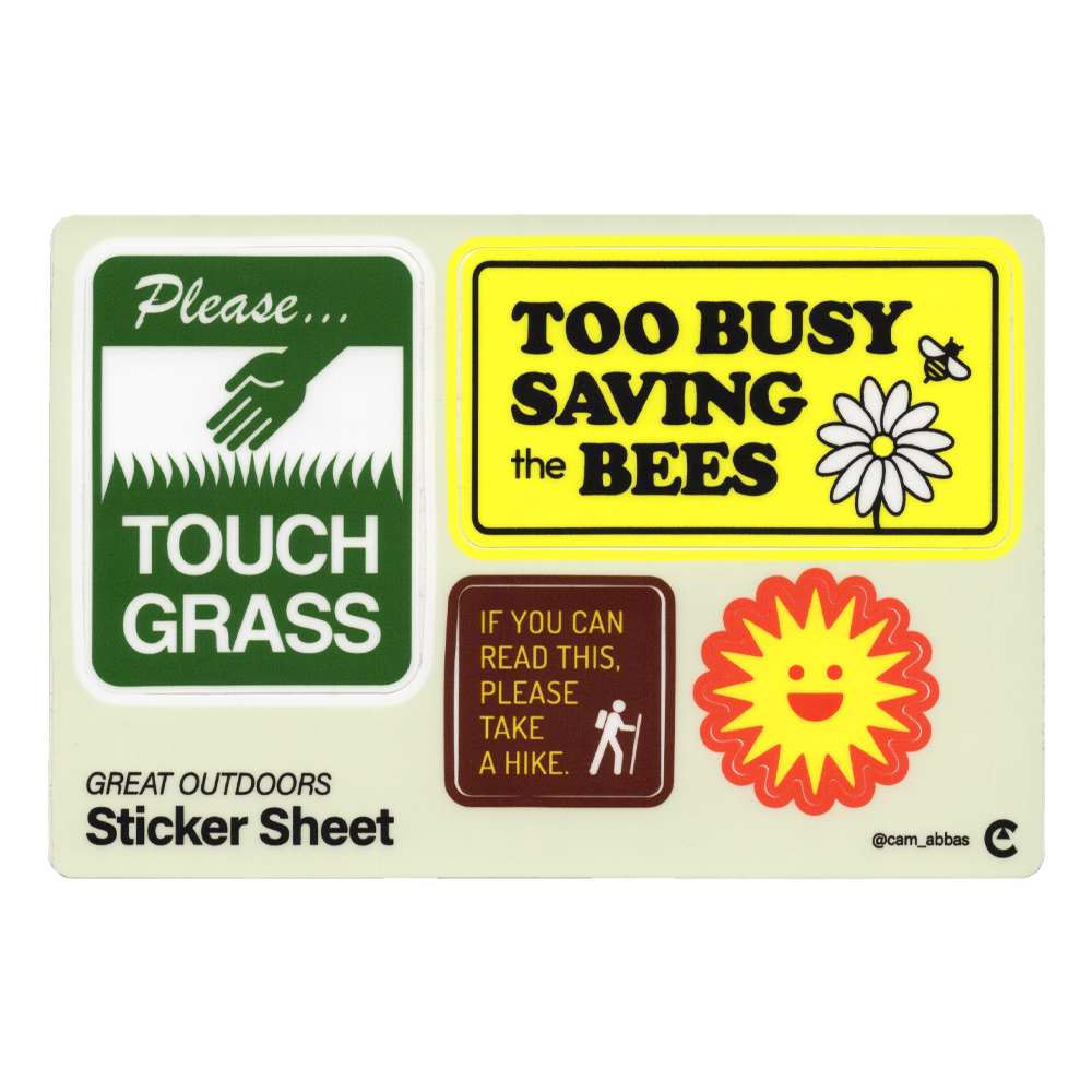 Great Outdoors Sticker Sheet