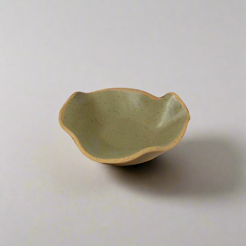 Small Ruffle Bowl | Agate Green