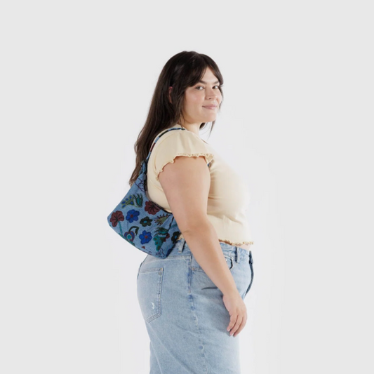 Mini Shoulder Bag - Digital Denim