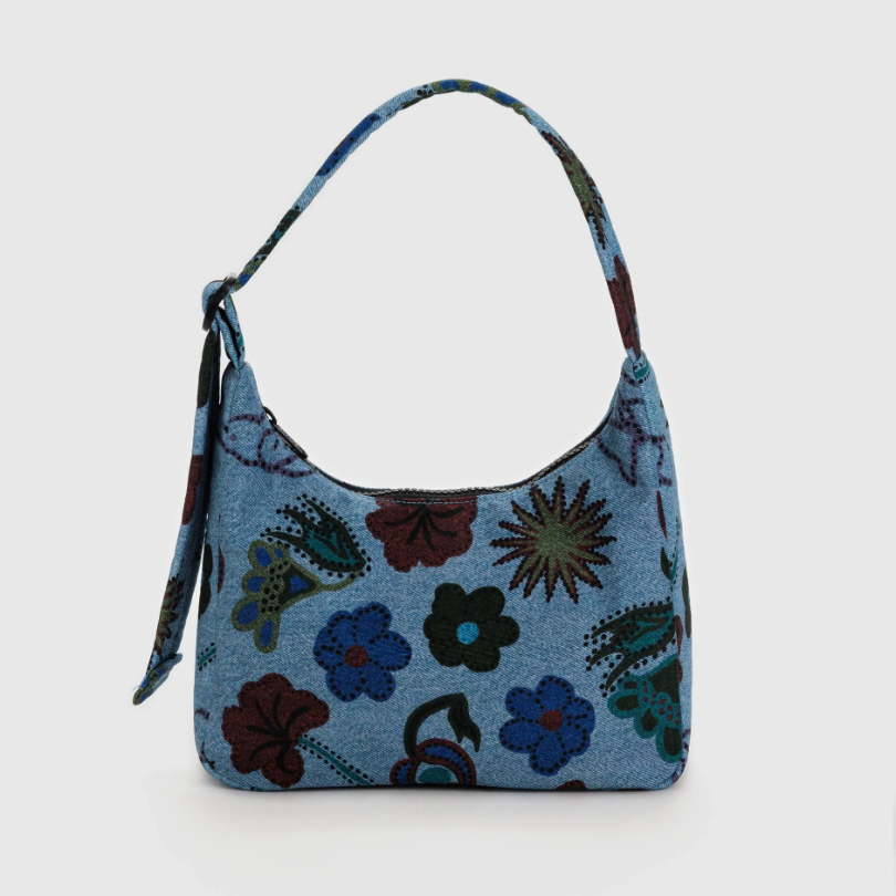 Mini Shoulder Bag - Digital Denim