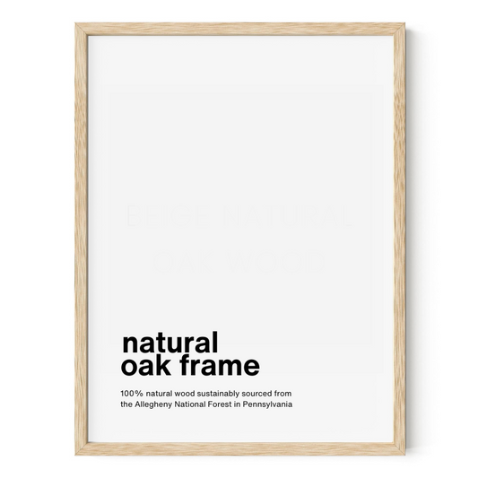 Natural Oak Frame - 16x20