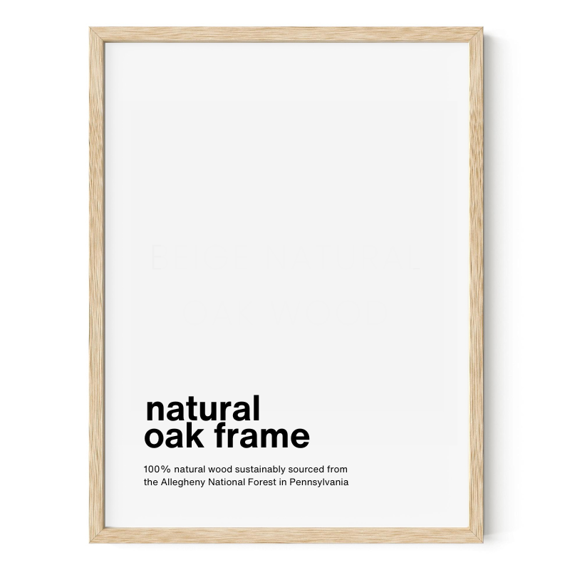 Natural Oak Frame