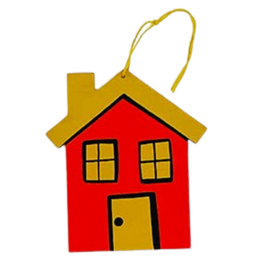 Red House | Hand-Painted Ornament