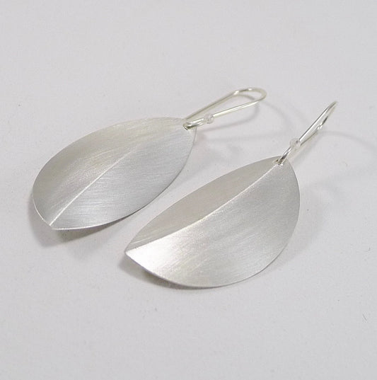 Silver Leaf Earrings