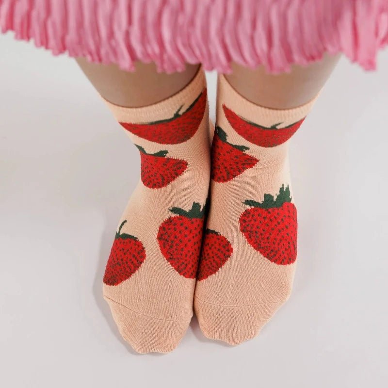 Crew Sock - Strawberry