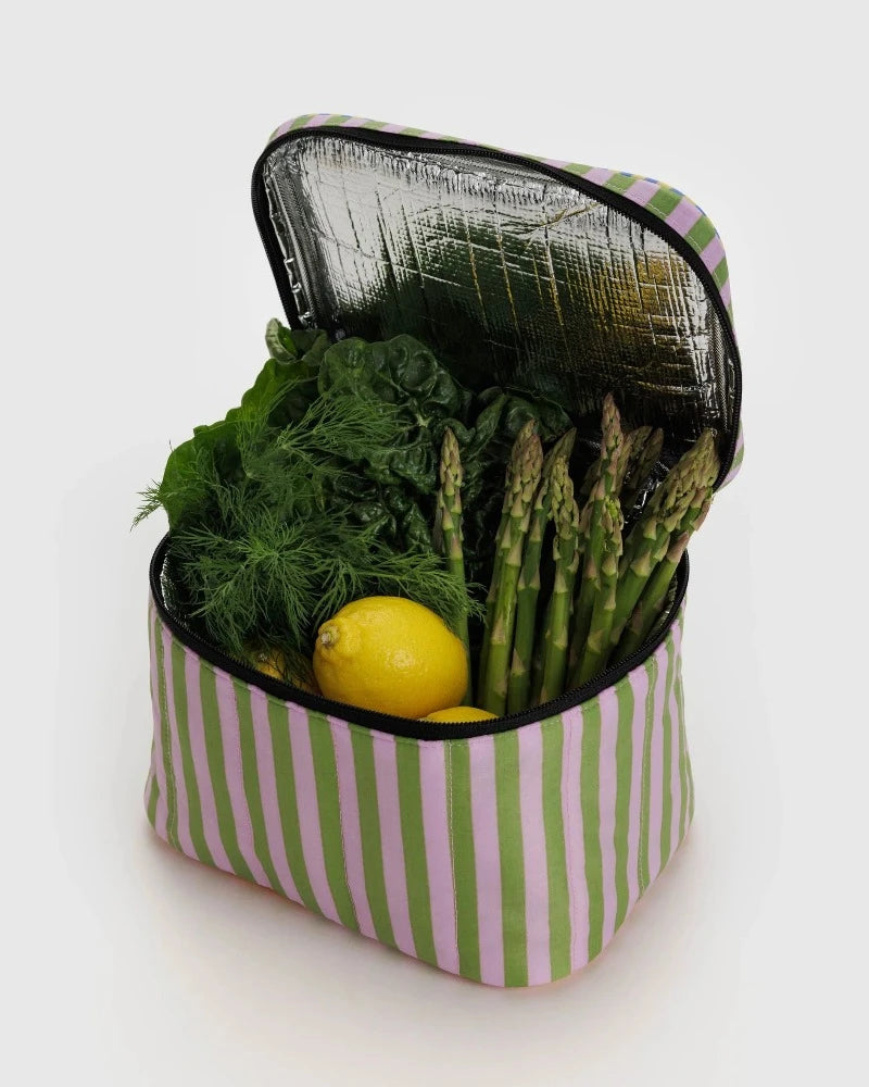 Zip Top Lunch Box - Hotel Stripe