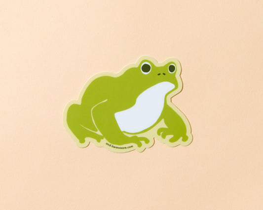 Toad Nature Vinyl Sticker