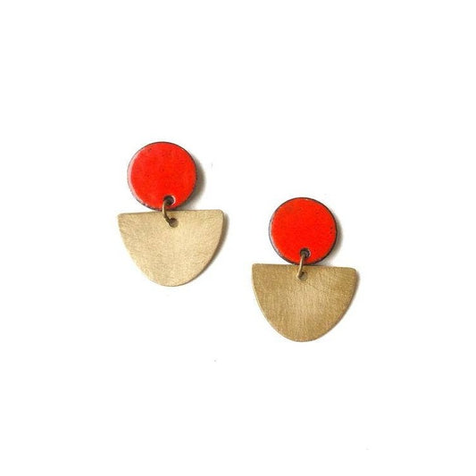 Dotty | Enamel Post Earring