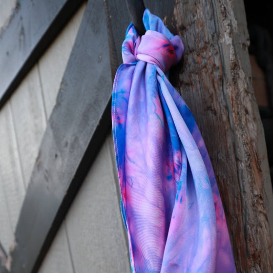 Cotton Candy | Hand-Dyed Silk Scarf